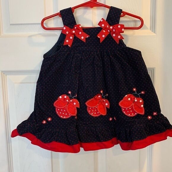 Rare Too! Other - Ladybug Corduroy Jumper 12M by Rare Too!